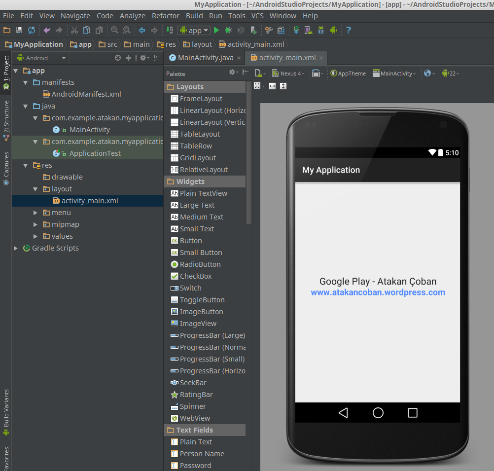 Android Studio Developers 1