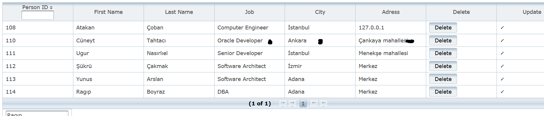 Güncelleme uygulandı